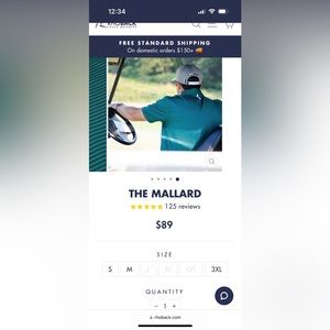 Rhoback “Mallard” Polo Men’s Dry Fit Shirt